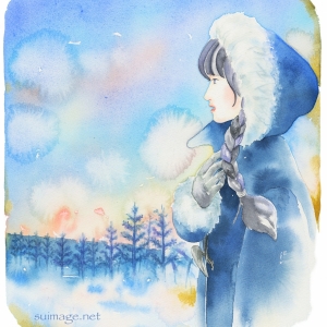 冬の朝 The winter morning