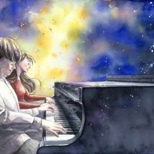 月夜の連弾