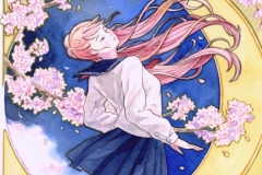 夜桜のダンス
